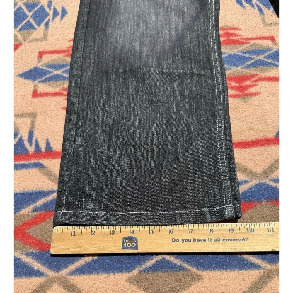 Y2K‎ Southpole 4180 Jeans Mens 38x31* Black Baggy Wide Hip Hop Skater Punk